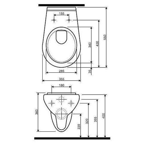 Инсталляция KOLO TECHNIC + подвесной унитаз KOLO Nova Top комплект
