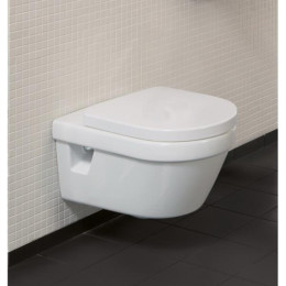 Инсталляция Grohe и подвесной унитаз Villeroy&Boch Omnia Architectura Rimless (без ободка) с крышкой и сиденьем с микролифтом (комплект 4 в 1)