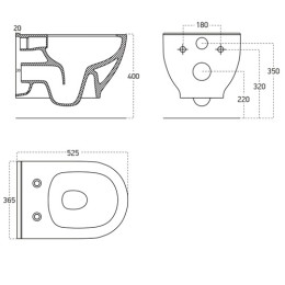 Инсталляция Grohe и унитаз с биде Volle Oliva Rimless подвесной с крышкой (Soft Close) в комплекте