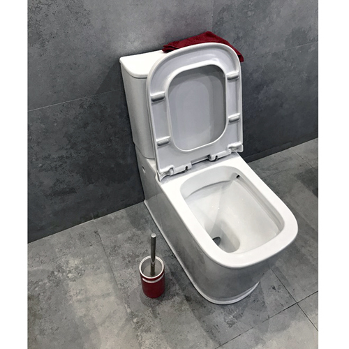 Унитаз Volle Puerta компакт напольный Rimless (без ободка) с крышкой и сиденьем Slim slow-closing (микролифт)