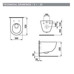 Инсталляция Grohe и подвесной унитаз Laufen Pro Rimless (без ободка) с крышкой и сиденьем с микролифтом (комплект 4 в 1)