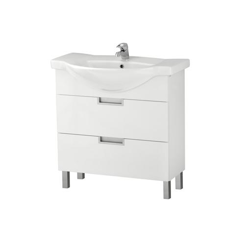 Шкафчик Cersanit Dahlia (Церсанит Далия) под умывальник Libra/Omega 80 см белый