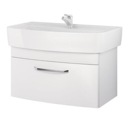Шкафчик под умывальник Cersanit Pure (Церсанит Пьюр) 80 см белый