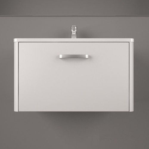  Умывальник с тумбой Fancy Marble Bali 70 см подвесной белого цвета