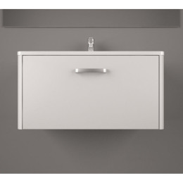  Умывальник с тумбой Fancy Marble Bali 80 см подвесной белого цвета