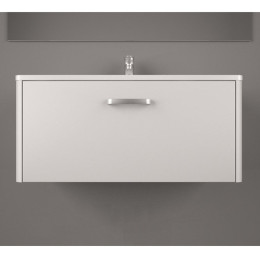  Умивальник з тумбою Fancy Marble Bali 90 см, підвісний, білого кольору