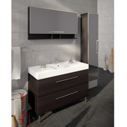 Мебель для ванной Fancy Marble Barbados 120 см комплект подвесной или напольный цвет венге