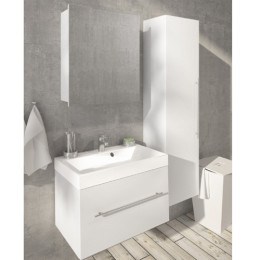 Мебель для ванной Fancy Marble Corsica 70 см комплект подвесной белого цвета