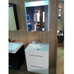 Мебель для ванной Fancy Marble Santorini 60 см комплект подвесной или напольный белого цвета