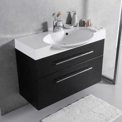 Умивальник з тумбою Fancy Marble Sumatra-2 підвісний або підлоговий, 100 см, колір венге