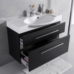 Умивальник з тумбою Fancy Marble Sumatra-2 підвісний або підлоговий, 100 см, колір венге