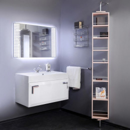 Пенал для ванной Fancy Marble SCMR поворотный 27 см белый