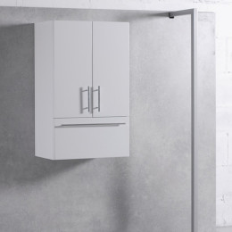 Шкафчик в ванную Fancy Marble SCLM подвесной (над стиральной машинкой) 60 см белый