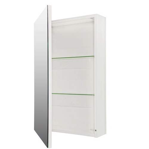 Дзеркало Fancy Marble MC-450 для ванної кімнати (дзеркальна шафка) 45 см без підсвічування, біле