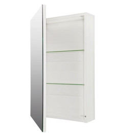 Дзеркало Fancy Marble MC-450 для ванної кімнати (дзеркальна шафка) 45 см без підсвічування, біле