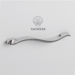 Умывальник с тумбой Sanwerk Mindal 100 см напольный белого цвета