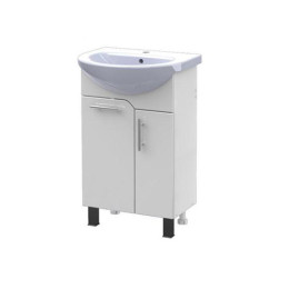 Тумба с умывальником Тритон Эко (Triton Eco) 55 см напольная c комплектом цветных сменных элементов