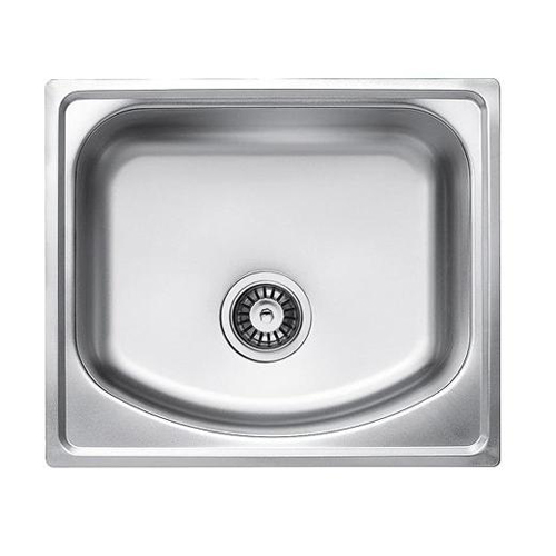 Кухонна мийка Fabiano F5345D Decor з нержавіючої сталі, врізна, поверхня з мікродекором
