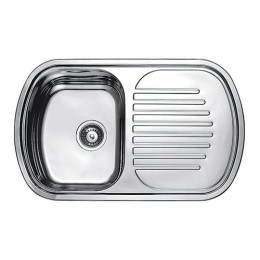 Мойка для кухни Fabiano F8049D Decor из нержавейки врезная поверхность микродекор
