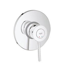 Смеситель для душа Grohe BauClassic скрытого монтажа однорежимный хромированный (готовый комплект)