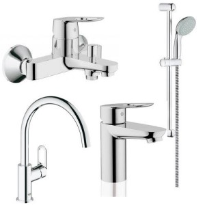 Grohe BauLoop комплект змішувачів для ванни