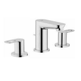 Смеситель для умывальника Grohe BauLoop врезной на 3 отверстия хромированный