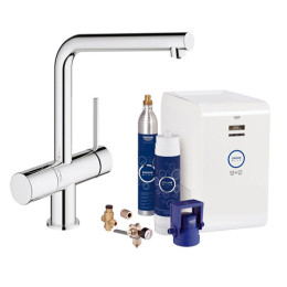 Смеситель для кухни Grohe Blue Minta Professional с подключением питьевой воды и фильтром GROHE Blue