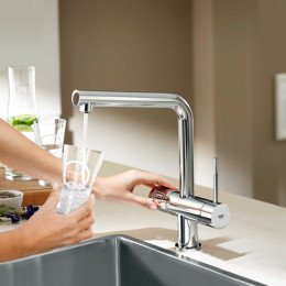 Смеситель для кухни Grohe Blue Minta Professional с подключением питьевой воды и фильтром GROHE Blue