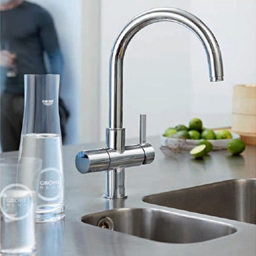 Смеситель для кухни Grohe Blue Pure с подключением питьевой воды и фильтром GROHE Blue