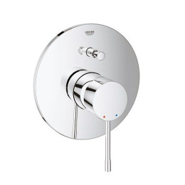 Смеситель для ванны Grohe Essence New скрытого монтажа двухрежимный хромированный (наружная часть)