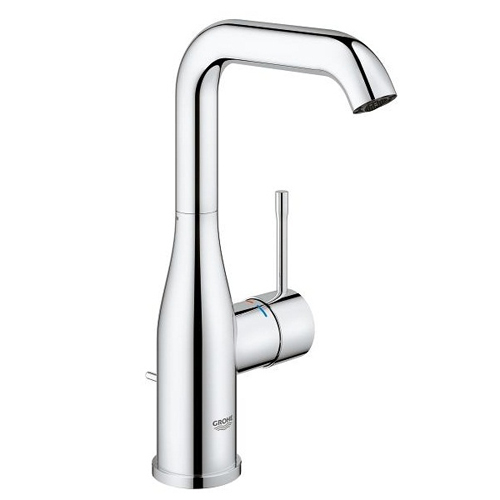 Змішувач для умивальника Grohe Essence New L-Size, хромований, з поворотним виливом