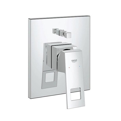 Смеситель для ванны Grohe Eurocube скрытого монтажа двухрежимный хромированный (наружная часть)