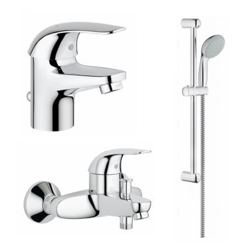 Набор смесителей для ванны Grohe Euroeco (23262000+32743000+27853000)