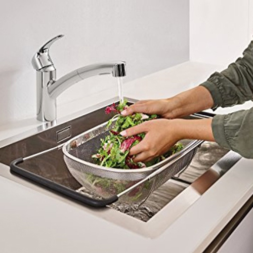 Смеситель для кухни Grohe Eurosmart матовый с выдвижным изливом