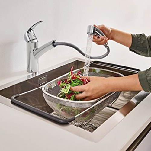 Смеситель для кухни Grohe Eurosmart матовый с выдвижным изливом