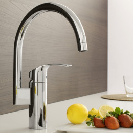Смеситель для кухни Grohe Eurosmart хромированный