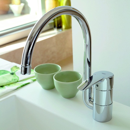 Смеситель для кухни Grohe Eurosmart хромированный