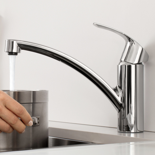 Смеситель для кухни Grohe Eurosmart хромированный