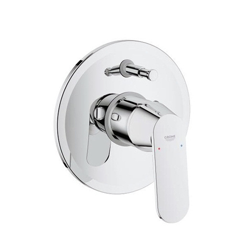 Змішувач для ванни Grohe Eurosmart Cosmopolitan прихованого монтажу, дворежимний, хромований (готовий комплект)