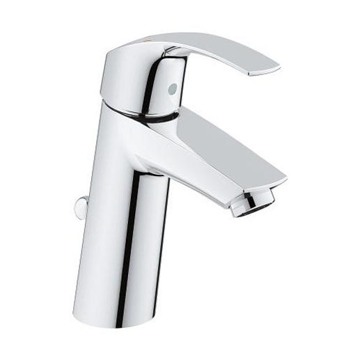 Смеситель для умывальника Grohe Eurosmart New M-Size с донным клапаном хромированный