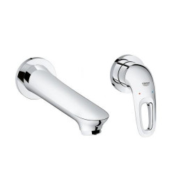 Смеситель для умывальника Grohe Eurostyle New M-Size монтируемый на стену хромированный (наружная часть)