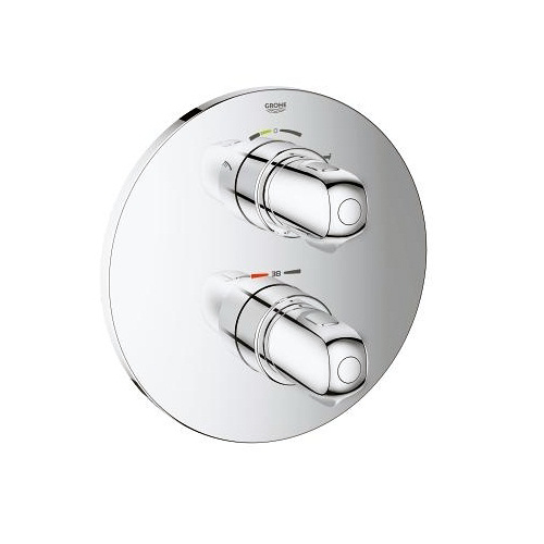 Смеситель для ванны Grohe Grohtherm 1000 с термостатом (наружная часть) хромированный