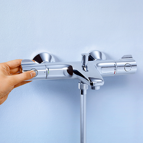 Змішувач для ванни Grohe Grohtherm 800 з термостатом, хромований