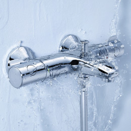 Змішувач для ванни Grohe Grohtherm 800 з термостатом, хромований