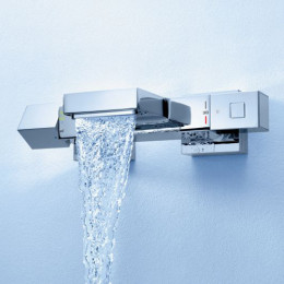Смеситель для ванны Grohe Grohtherm Cube с термостатом хромированный