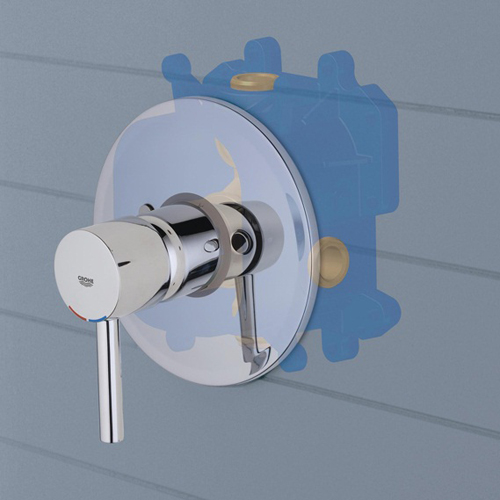 Смеситель Grohe Rapido E универсальный для ванны и душа встроенный (внутренняя часть)