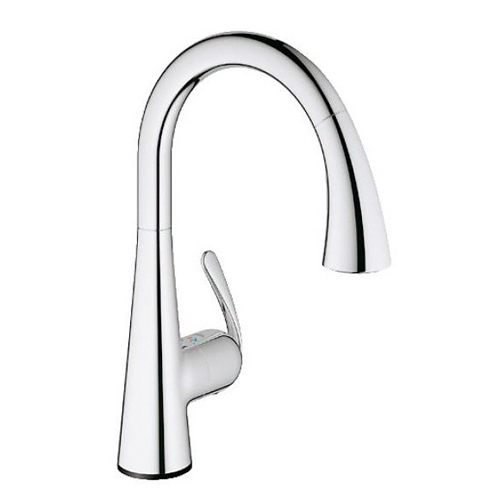 Смеситель для кухни Grohe Zedra Touch электронный с выдвижным изливом и двухрежимным душем