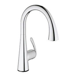 Смеситель для кухни Grohe Zedra Touch электронный с выдвижным изливом и двухрежимным душем