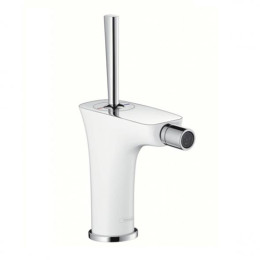 Смеситель для биде Hansgrohe PuraVida белый хром