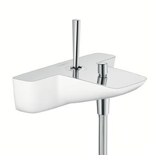 Смеситель для ванны Hansgrohe PuraVida белый хром